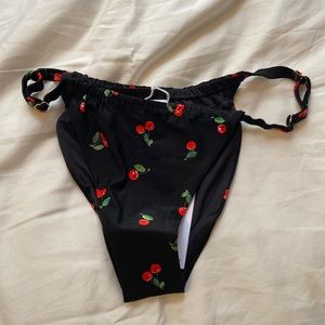 WE WORE WHAT - NWT adjustable cherry bottom